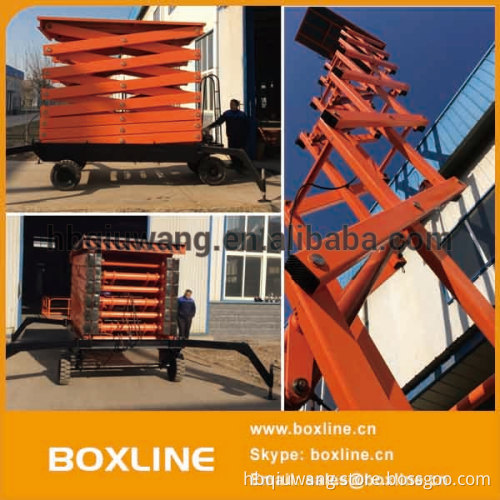 18m/20m scissor type electric outdoor lift table